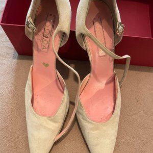 Escada Suede Calf - Skin Stilettos
